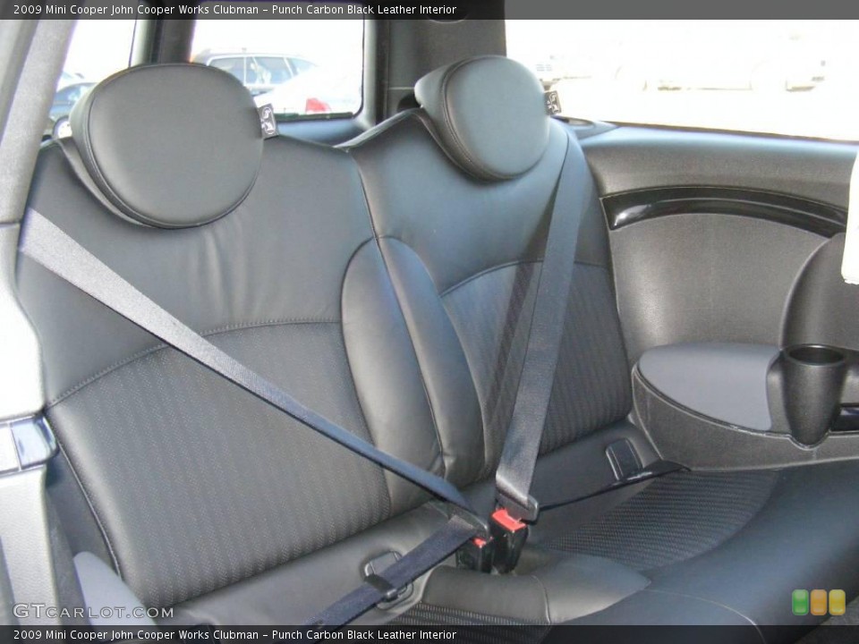 Punch Carbon Black Leather Interior Photo for the 2009 Mini Cooper John Cooper Works Clubman #24746563