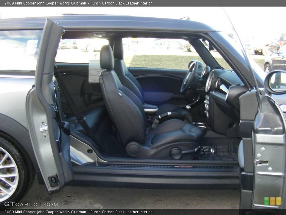 Punch Carbon Black Leather Interior Photo for the 2009 Mini Cooper John Cooper Works Clubman #24746567