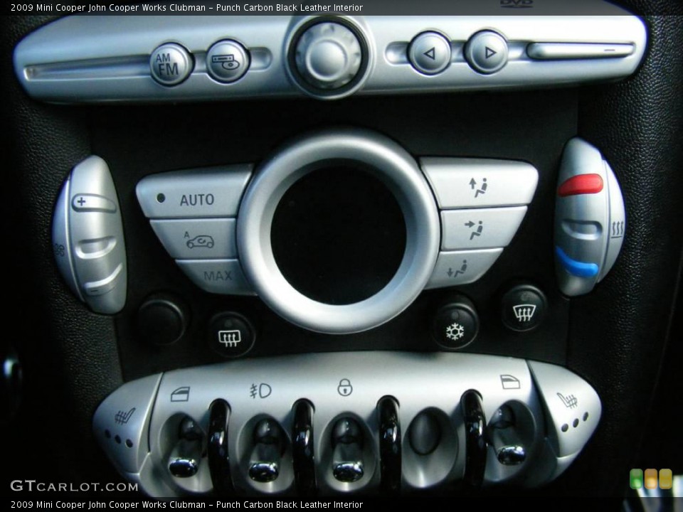Punch Carbon Black Leather Interior Controls for the 2009 Mini Cooper John Cooper Works Clubman #24746579