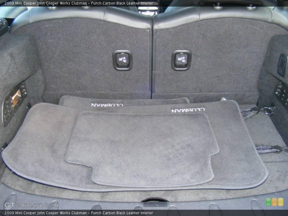 Punch Carbon Black Leather Interior Trunk for the 2009 Mini Cooper John Cooper Works Clubman #24746615