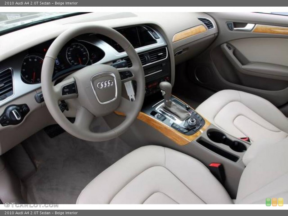Beige Interior Photo for the 2010 Audi A4 2.0T Sedan #24905911