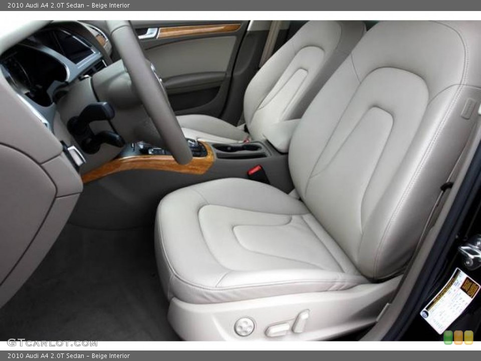 Beige Interior Photo for the 2010 Audi A4 2.0T Sedan #24905915