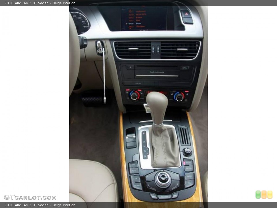 Beige Interior Transmission for the 2010 Audi A4 2.0T Sedan #24905939