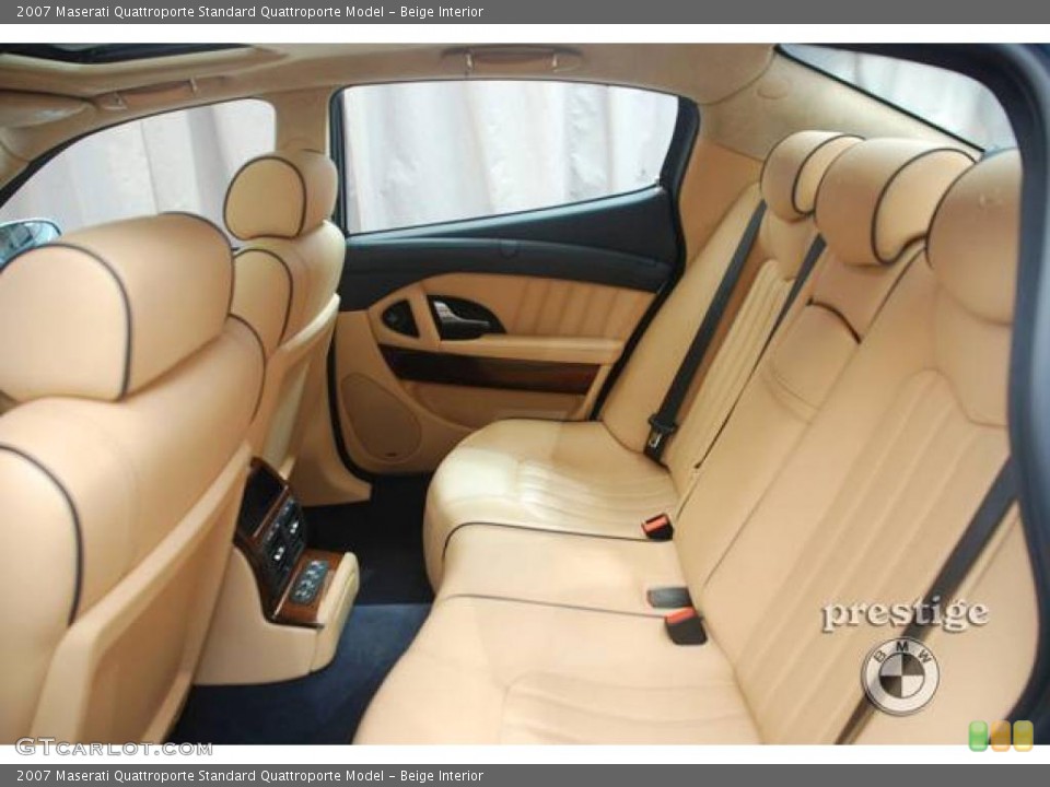Beige Interior Photo for the 2007 Maserati Quattroporte  #24937284