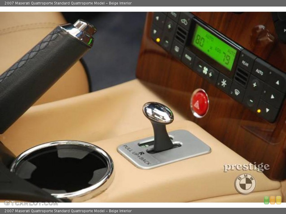 Beige Interior Transmission for the 2007 Maserati Quattroporte  #24937308
