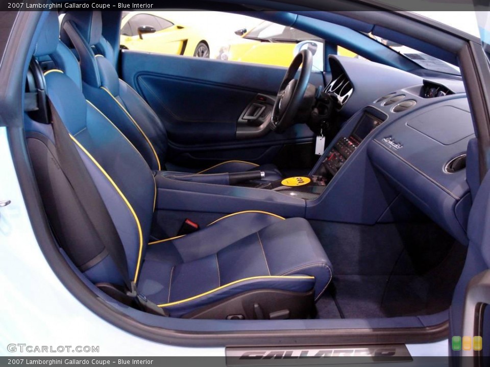 Blue Interior Photo for the 2007 Lamborghini Gallardo Coupe #2496226