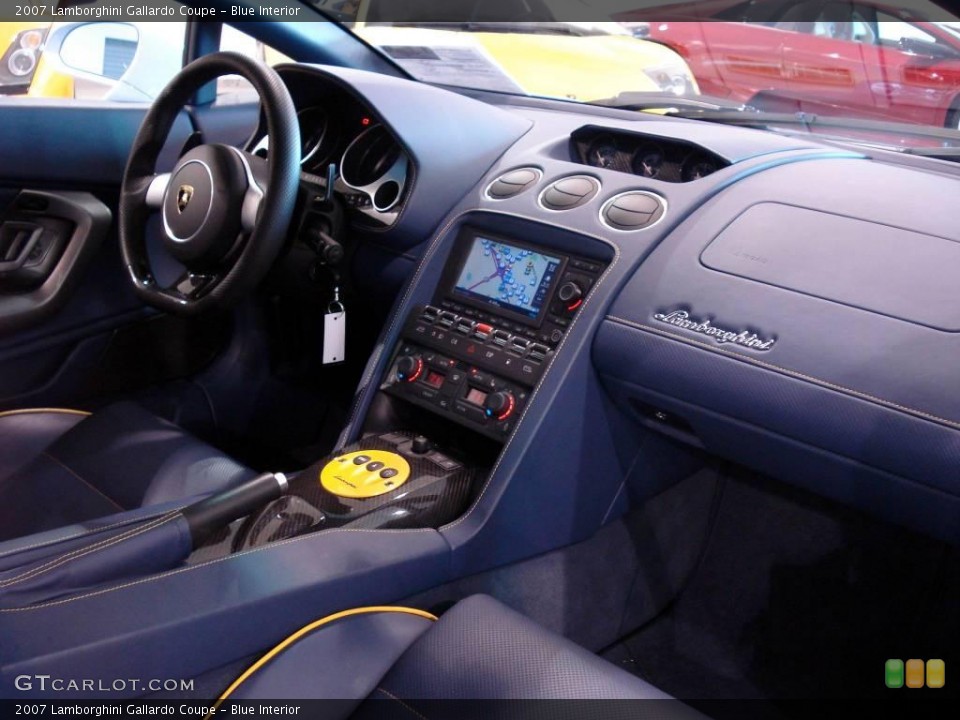 Blue Interior Photo for the 2007 Lamborghini Gallardo Coupe #2496231