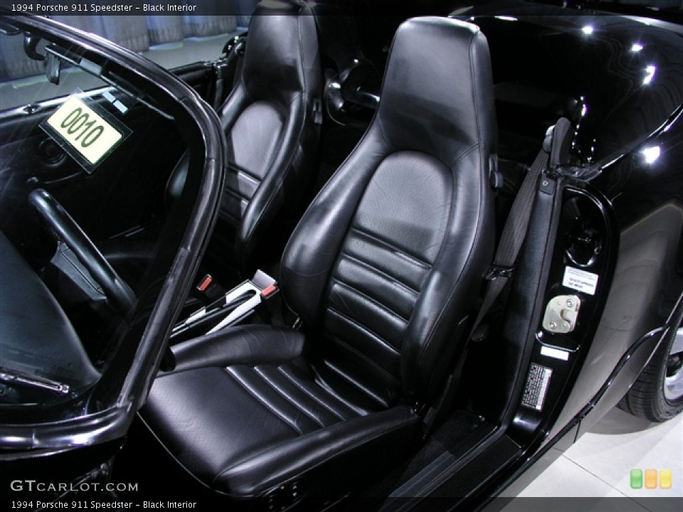Black Interior Front Seat for the 1994 Porsche 911 Speedster #250922