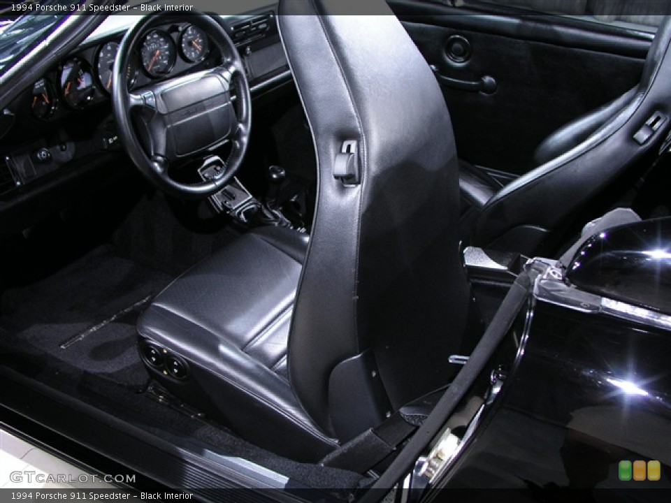 Black Interior Photo for the 1994 Porsche 911 Speedster #250985