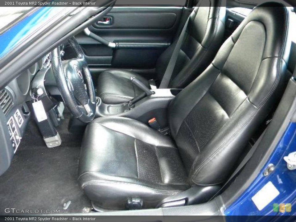Black Interior Photo for the 2001 Toyota MR2 Spyder Roadster #25125385