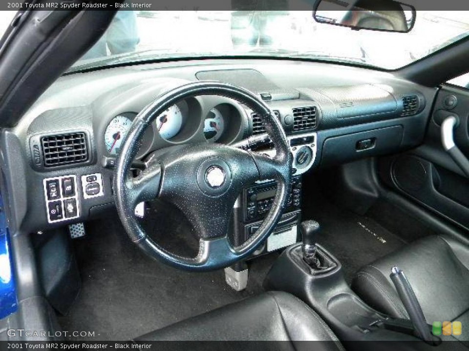 Black Interior Photo for the 2001 Toyota MR2 Spyder Roadster #25125397