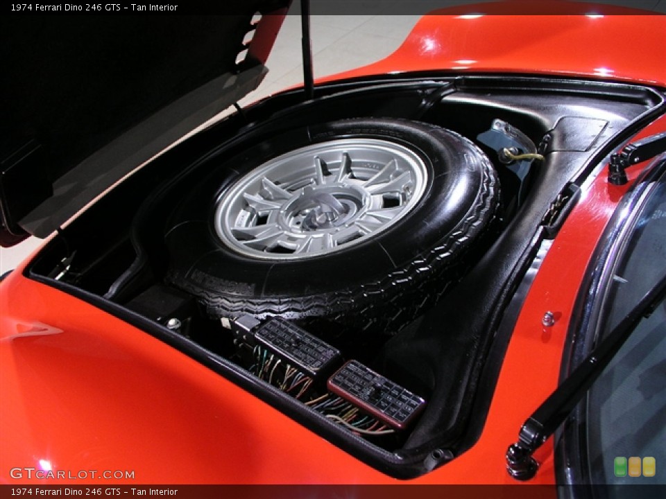 Tan Interior Trunk for the 1974 Ferrari Dino 246 GTS #251299