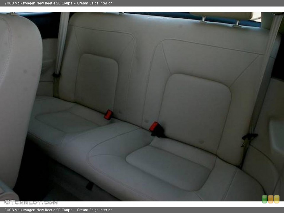 Cream Beige Interior Photo for the 2008 Volkswagen New Beetle SE Coupe #25171712