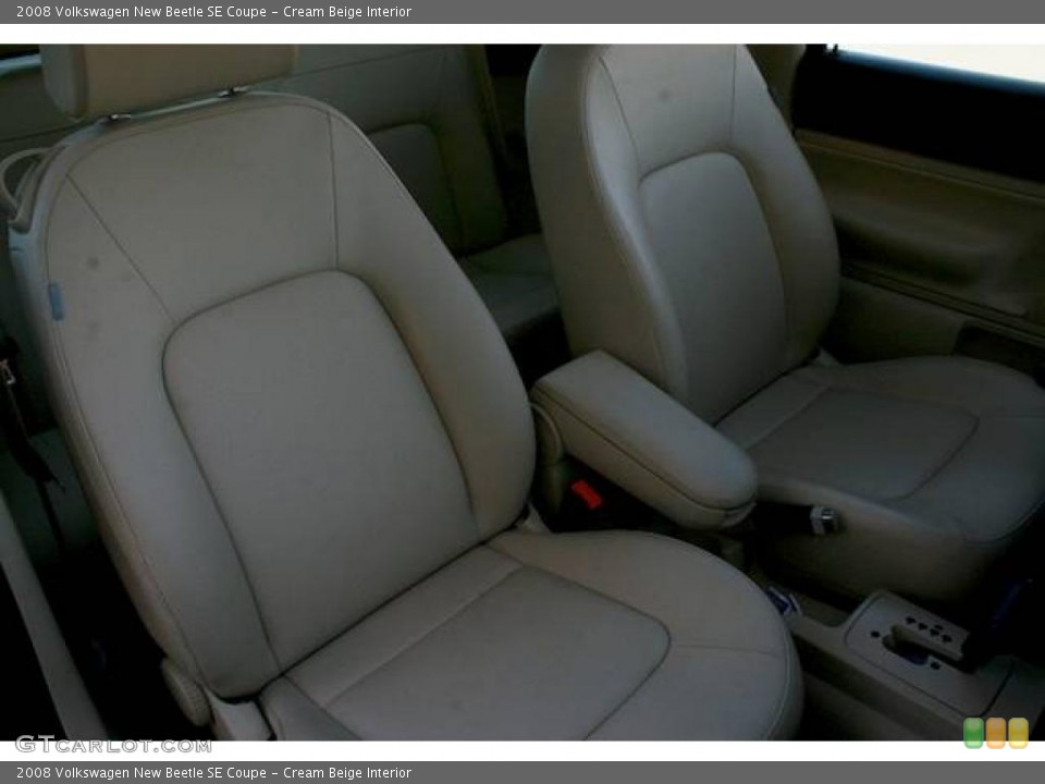 Cream Beige Interior Photo for the 2008 Volkswagen New Beetle SE Coupe #25171904