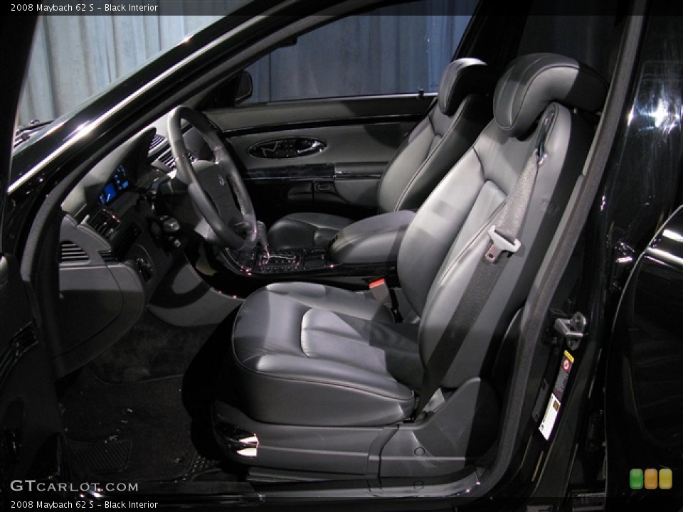Black Interior Photo for the 2008 Maybach 62 S #254805