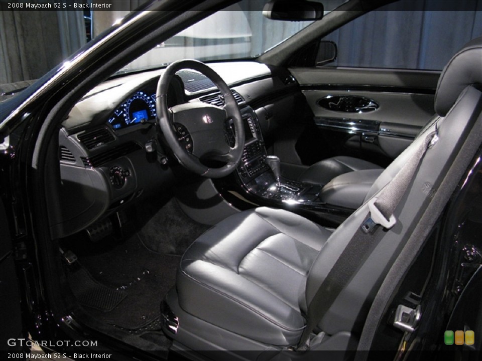 Black Interior Prime Interior for the 2008 Maybach 62 S #254812