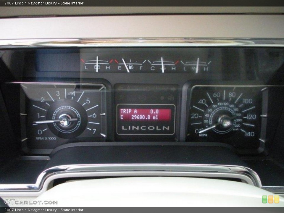 Stone Interior Gauges for the 2007 Lincoln Navigator Luxury #25751413
