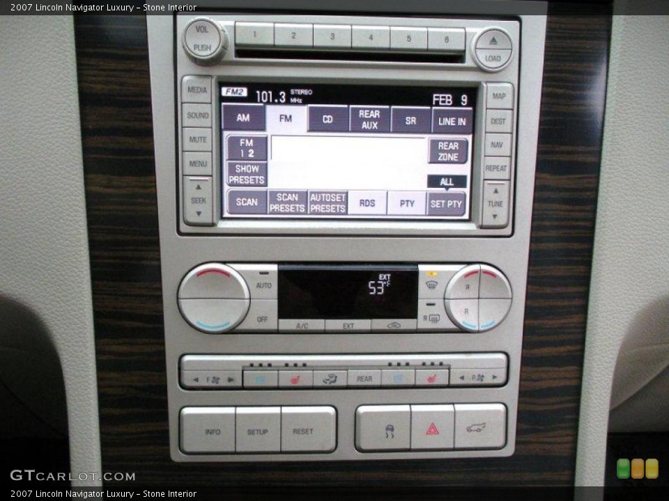 Stone Interior Controls for the 2007 Lincoln Navigator Luxury #25751429
