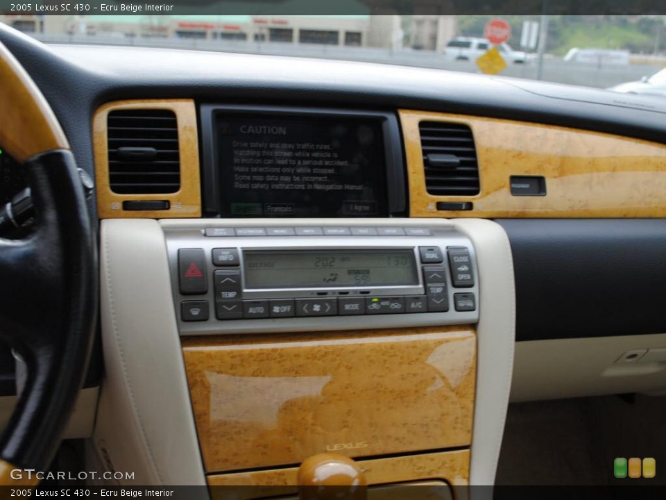 Ecru Beige Interior Photo for the 2005 Lexus SC 430 #25782276