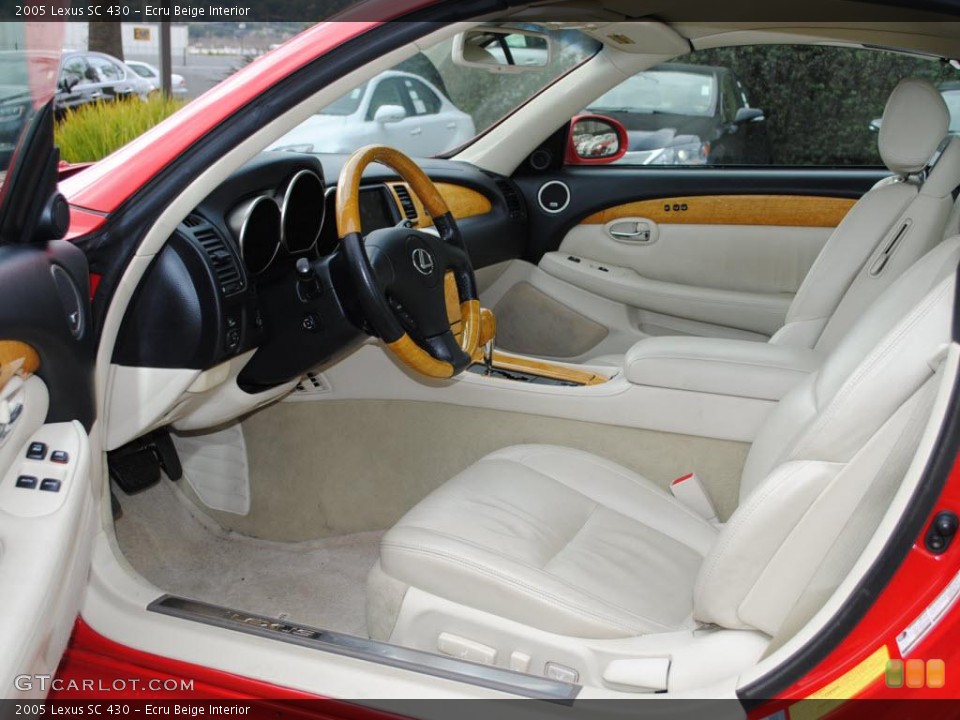 Ecru Beige Interior Photo for the 2005 Lexus SC 430 #25782321