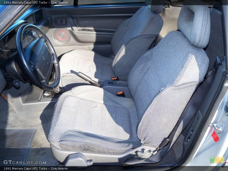 Gray Interior Photo for the 1991 Mercury Capri XR2 Turbo #25797418