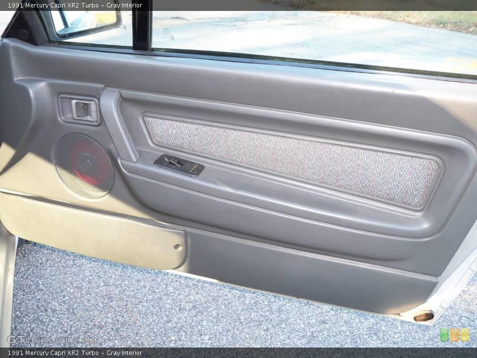 Gray Interior Door Panel for the 1991 Mercury Capri XR2 Turbo #25797438