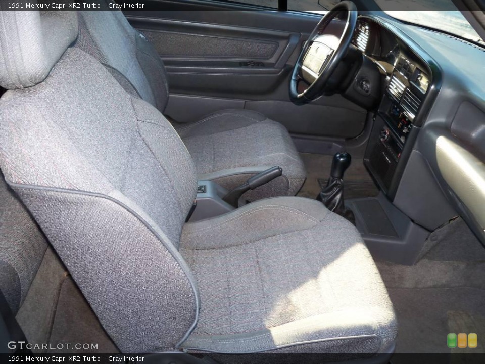 Gray 1991 Mercury Capri Interiors