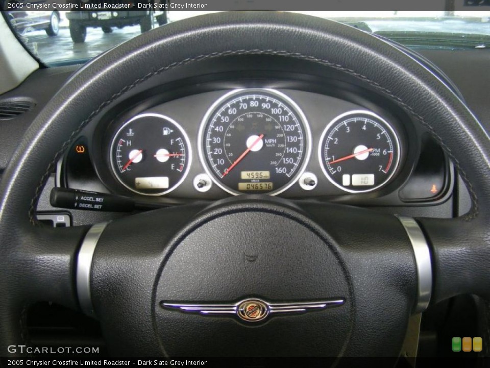 Dark Slate Grey Interior Gauges for the 2005 Chrysler Crossfire Limited Roadster #25912305