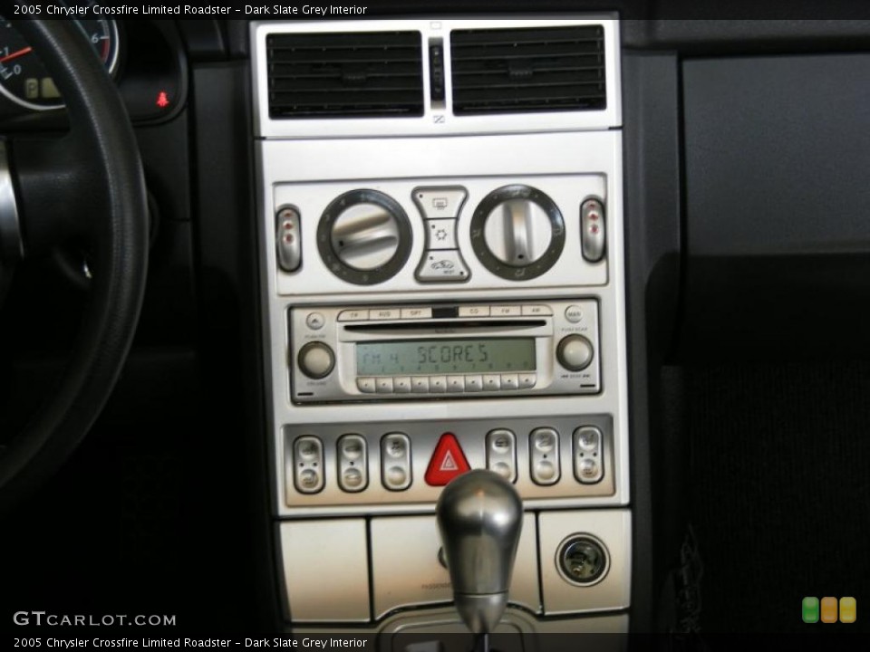 Dark Slate Grey Interior Controls for the 2005 Chrysler Crossfire Limited Roadster #25912441