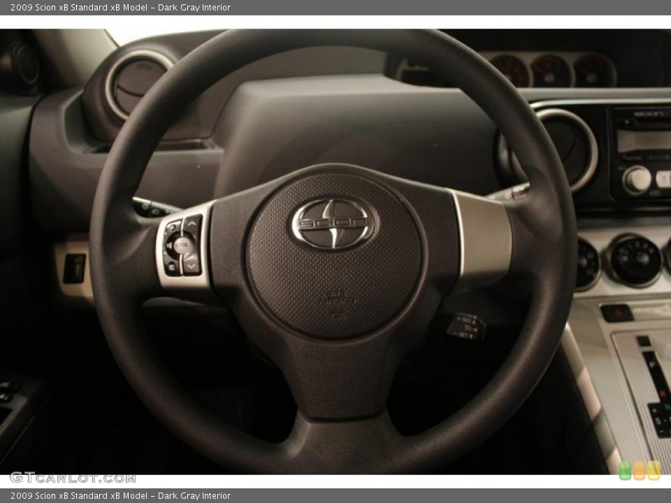 Dark Gray Interior Steering Wheel for the 2009 Scion xB  #25931177