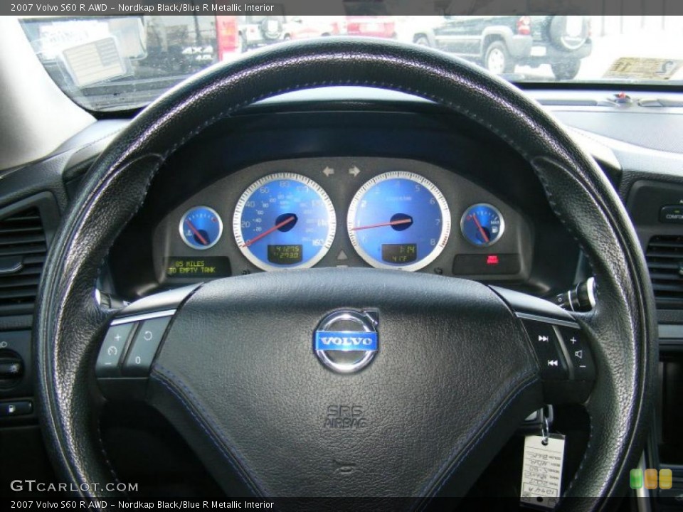 Nordkap Black/Blue R Metallic Interior Steering Wheel for the 2007 Volvo S60 R AWD #25978847