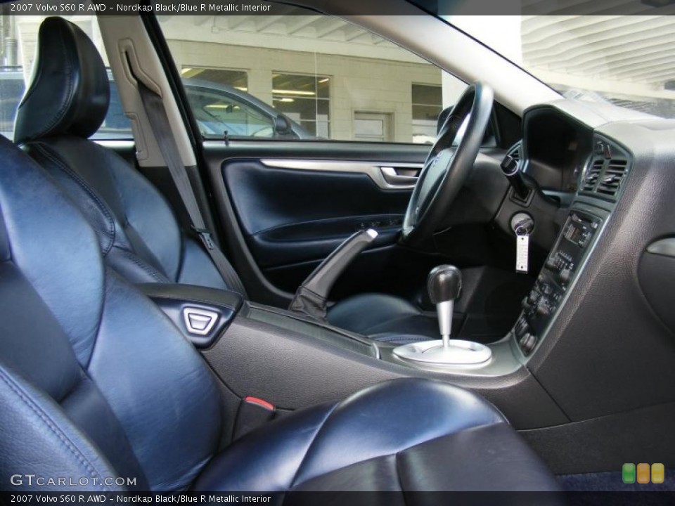 Nordkap Black/Blue R Metallic Interior Photo for the 2007 Volvo S60 R AWD #25978987