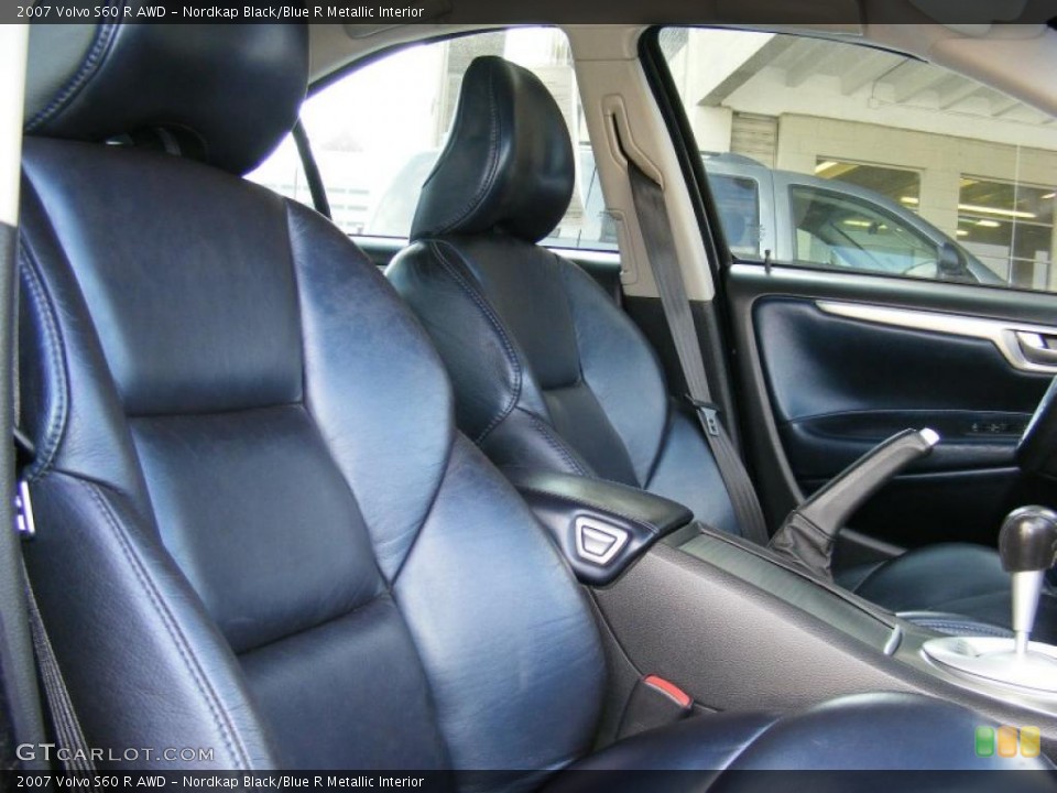 Nordkap Black/Blue R Metallic Interior Photo for the 2007 Volvo S60 R AWD #25978999