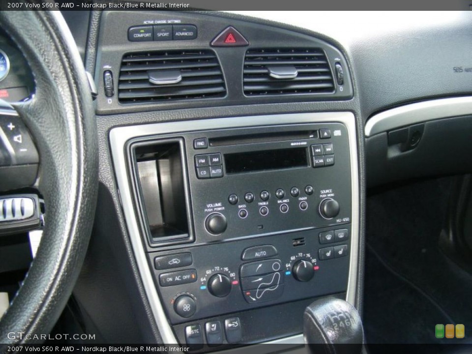 Nordkap Black/Blue R Metallic Interior Controls for the 2007 Volvo S60 R AWD #25979063