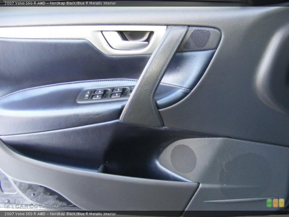 Nordkap Black/Blue R Metallic Interior Door Panel for the 2007 Volvo S60 R AWD #25979099