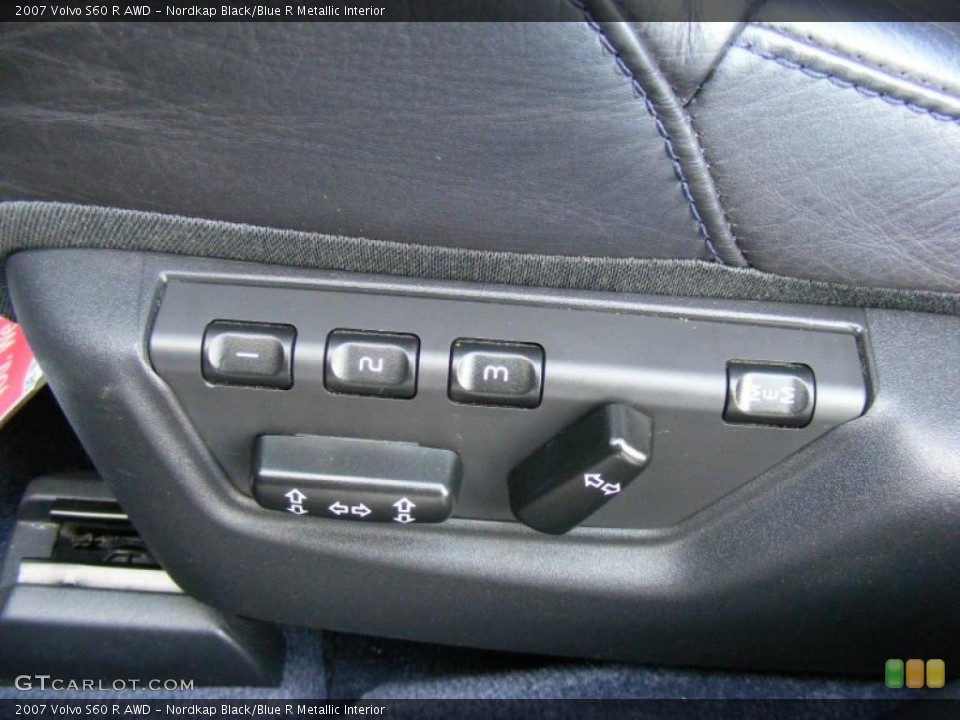 Nordkap Black/Blue R Metallic Interior Controls for the 2007 Volvo S60 R AWD #25979135
