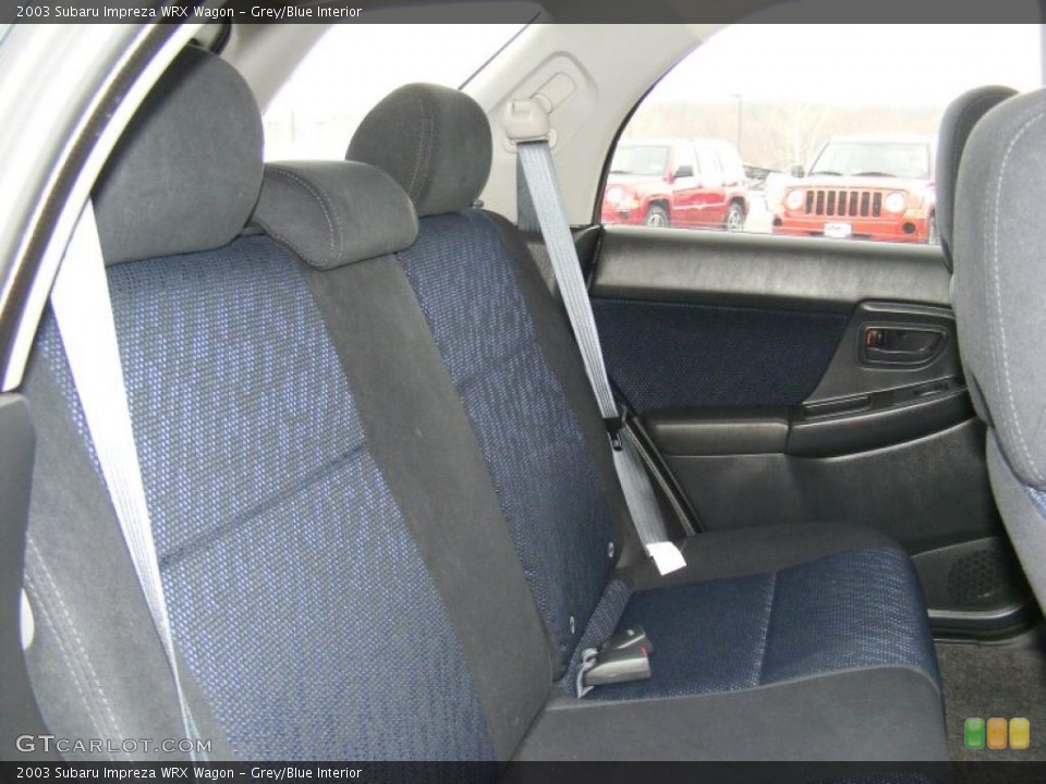 Grey/Blue 2003 Subaru Impreza Interiors