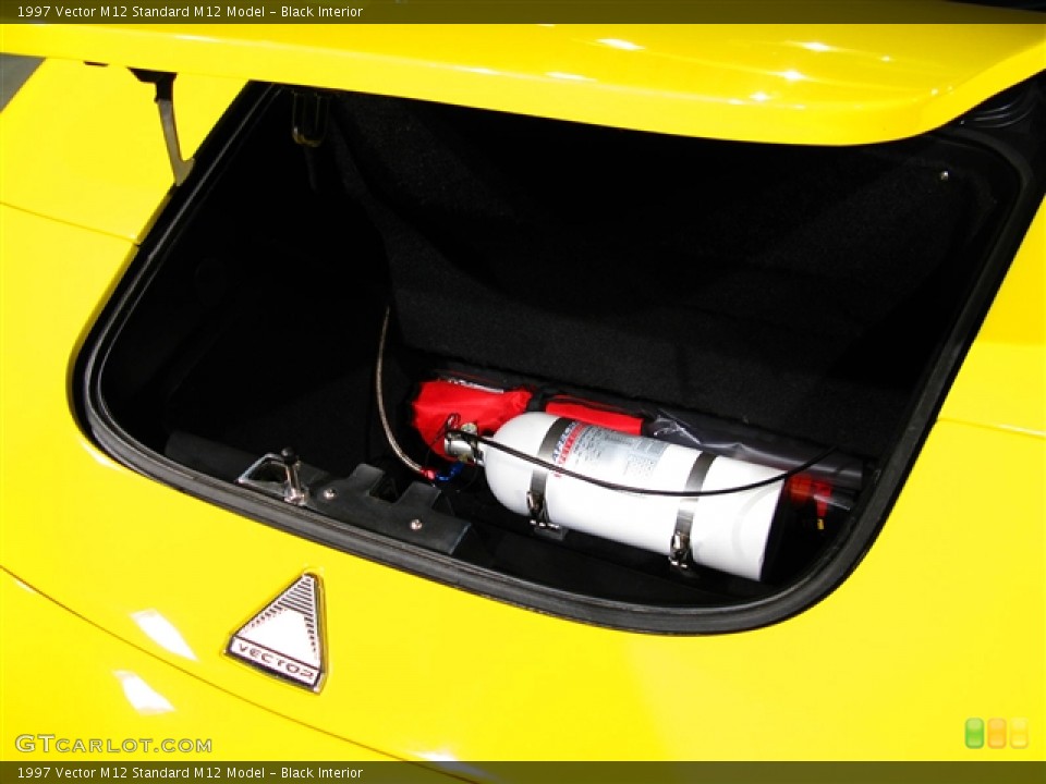 Black Interior Trunk for the 1997 Vector M12  #260357