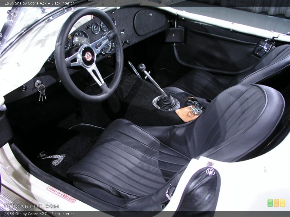 Black Interior Photo for the 1966 Shelby Cobra 427 #260539