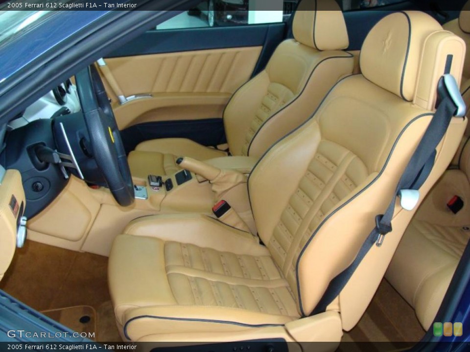 Tan Interior Photo for the 2005 Ferrari 612 Scaglietti F1A #26109208