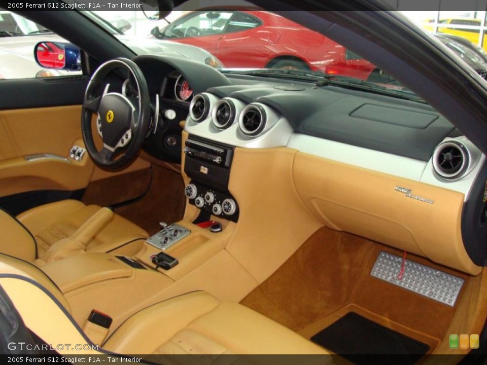 Tan Interior Dashboard for the 2005 Ferrari 612 Scaglietti F1A #26109284