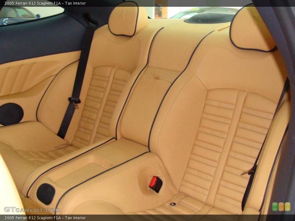 Tan Interior Photo for the 2005 Ferrari 612 Scaglietti F1A #26109324