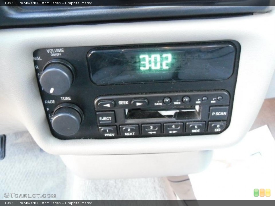 Graphite Interior Audio System for the 1997 Buick Skylark Custom Sedan #26145655