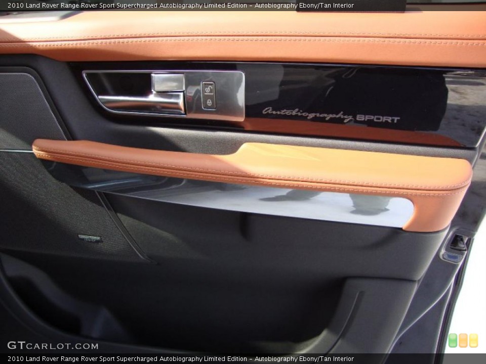 Autobiography Ebony/Tan Interior Door Panel for the 2010 Land Rover Range Rover Sport Supercharged Autobiography Limited Edition #26204478
