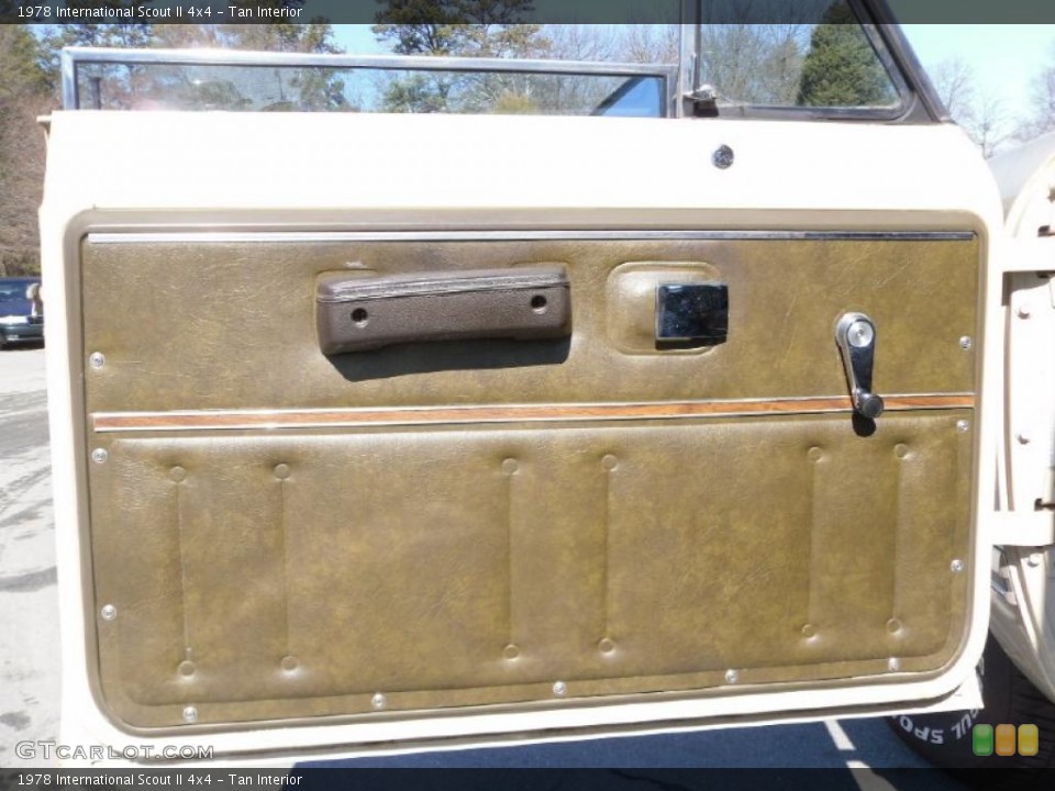 Tan Interior Door Panel for the 1978 International Scout II 4x4 #26259639