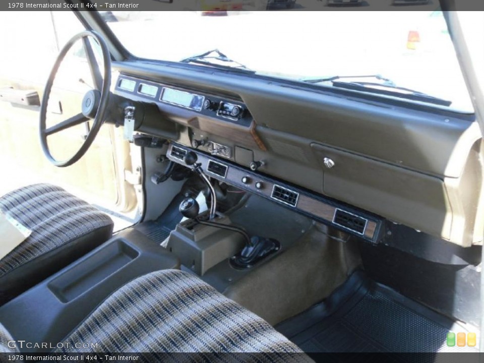 Tan Interior Dashboard for the 1978 International Scout II 4x4 #26259863