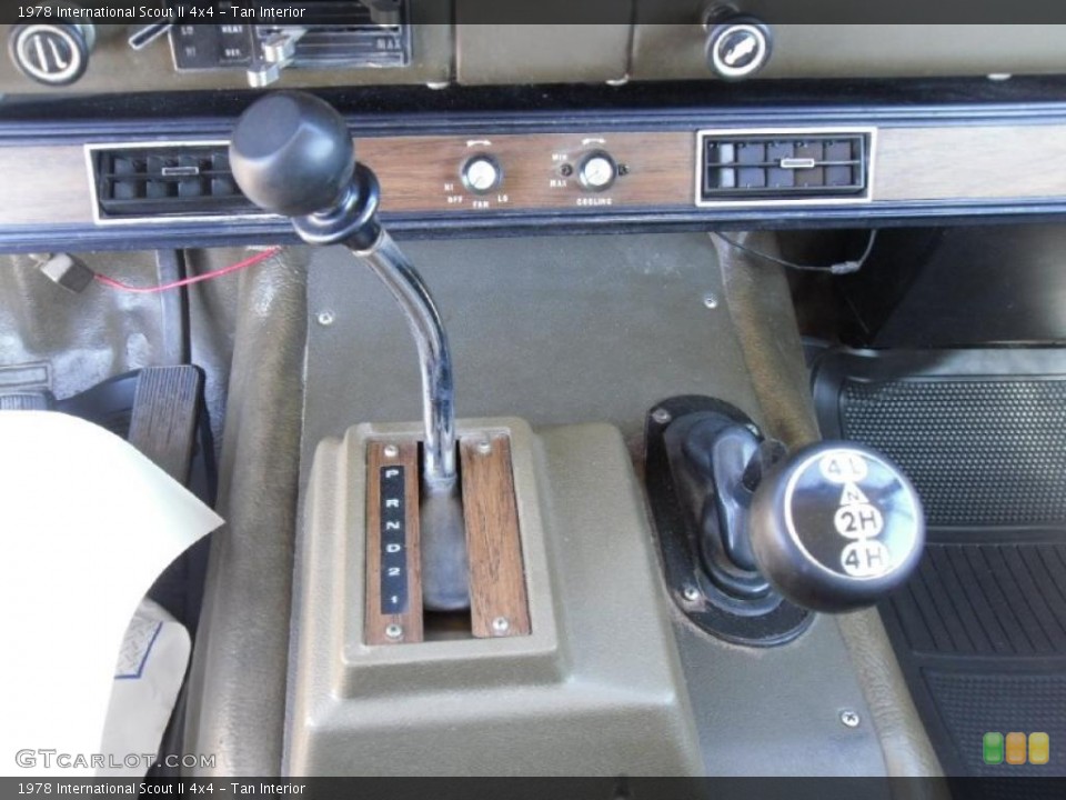 Tan Interior Transmission for the 1978 International Scout II 4x4 #26259931