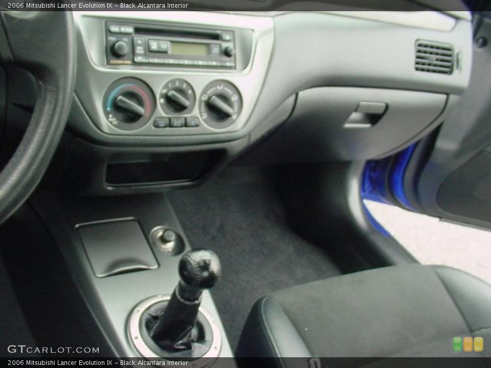 Black Alcantara Interior Transmission for the 2006 Mitsubishi Lancer Evolution IX #26515516