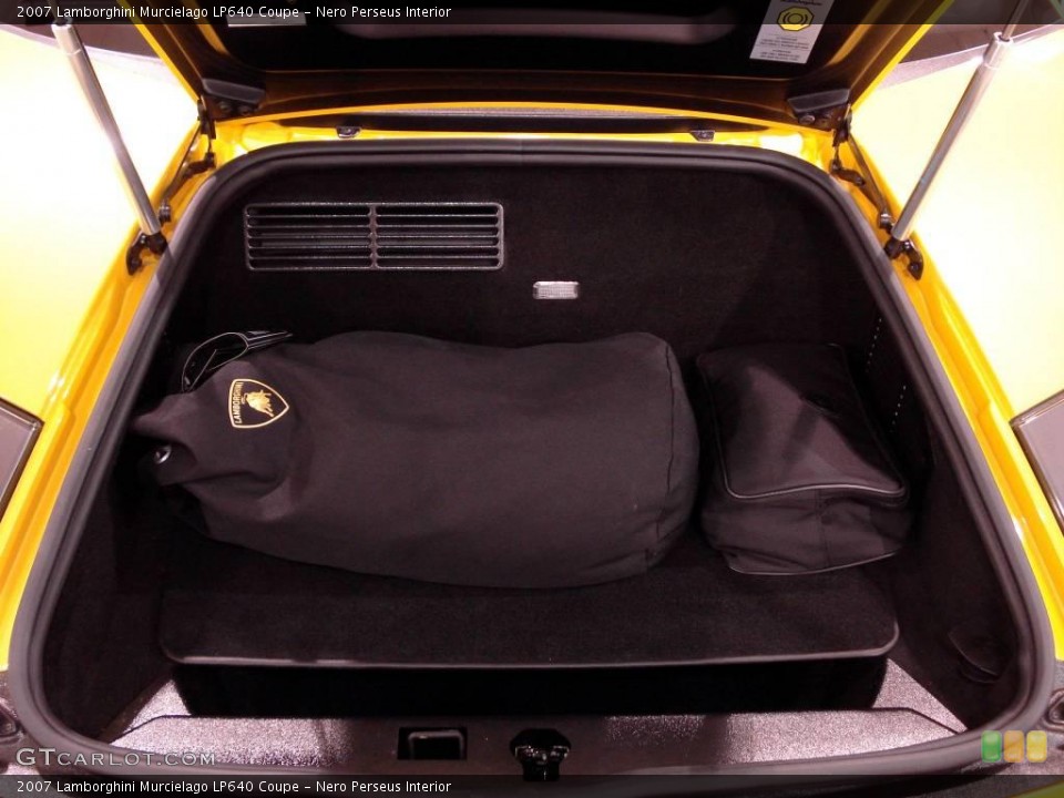 Nero Perseus Interior Trunk for the 2007 Lamborghini Murcielago LP640 Coupe #2653430