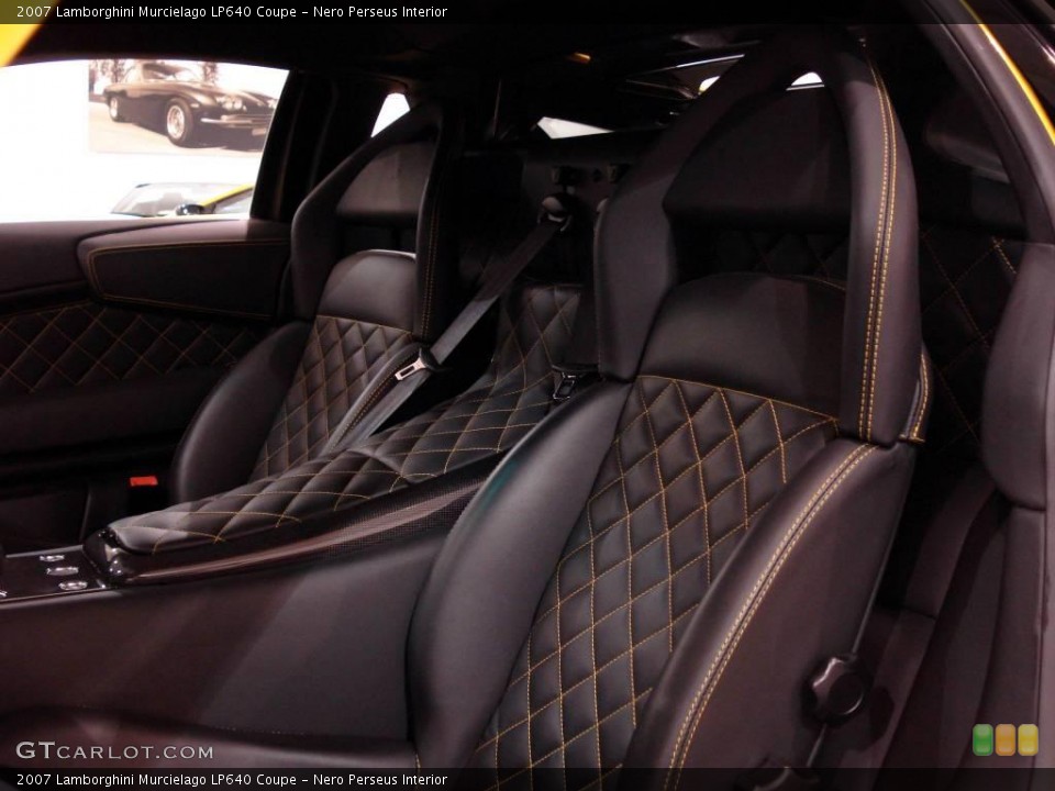 Nero Perseus Interior Photo for the 2007 Lamborghini Murcielago LP640 Coupe #2653455
